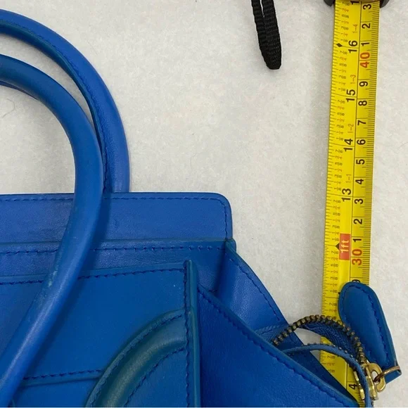 Celine Blue Luggage Tote - Picture 11 of 12